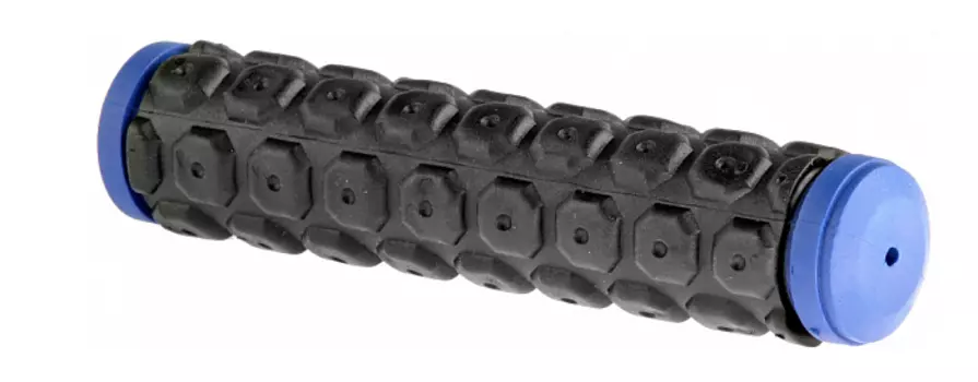 Грипсы велосипедные Velo VLG-184D2, 130 мм, чёрно-синие, 150006