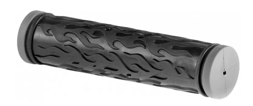 Грипсы велосипедные VELO VLG-386D2, 125 мм, кратон, чёрно-серые, 150014