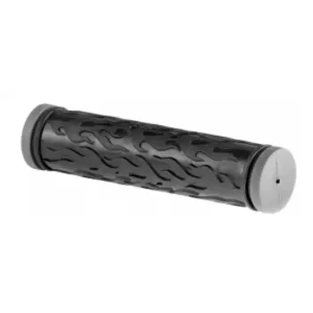 Грипсы велосипедные VELO VLG-386D2, 125 мм, кратон, чёрно-серые, 150014