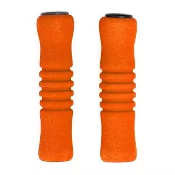 Грипсы велосипедные Vinca Sport, пенополиуретановые, 125 мм, оранжевые, H-G 22 orange