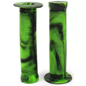 Грипсы велосипедные Vinca Sport, длина 145 мм, лаймово -черные,инд. упаковка, H-G 61 mix lime