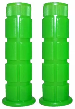 Грипсы велосипедные Vinca Sport, люминесцентные, 120мм, светло-зеленые, H-G 32 light green