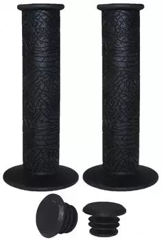 Грипсы велосипедные Vinca Sport, резиновые, 120 мм, индивидуальная упаковка Vinca Sport, черные, H-G 60 black