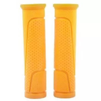 Грипсы велосипедные Vinca Sport, резиновые, 125 мм, желтые, H-G 63 yellow