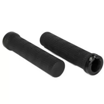 Грипсы велосипедные VP, резиновые, 136мм, с фиксаторами, черные, VPG-115A