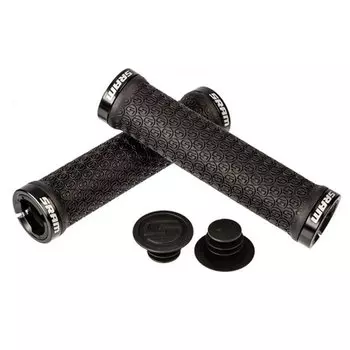 Грипы велосипедные SRAM Locking, с двойным зажимом и заглушками, A151565