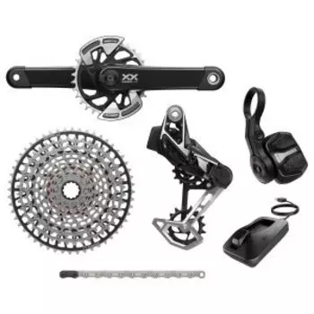 Группсэт SRAM XX Eagle AXS, T-Type, D1, Powermeter Crankset, 32t, 175 мм, 00.7918.167.003