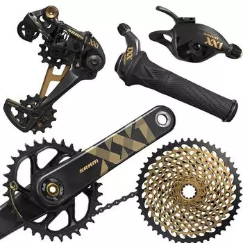 Групсет MTB Sram XX1 Gold 1x12 Eagle, 175x32, 5360728393