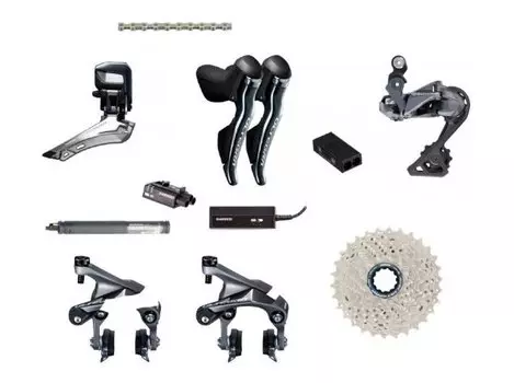 Групсет Shimano Ultegra Di2 Disc TT 8050, без шатунов, 5191876904TT