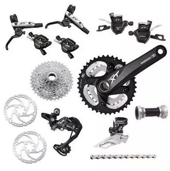 Групсет Shimano XT 2-11S, 36-26, 175 мм, 5360110081