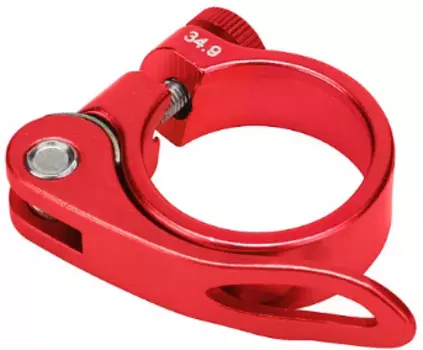 Хомут подседельного штыря с эксцентриком, 34,9 мм, красный, H34.9RED