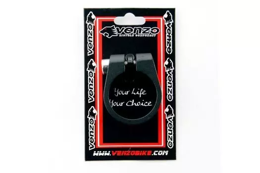 Хомут подседельного штыря VENZO VZ-B11C-004, 31,8 мм, черный, RCLALBKVNZ02