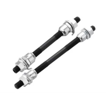 Ось велосипедной втулки KENLI, задняя, под гайку, с конусами, 3/8x130x165 мм, KL-901R