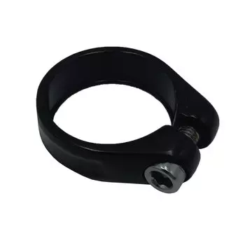 Хомут подседельный M-WAVE, 34,9мм, алюминиевый, черный, 5-250931