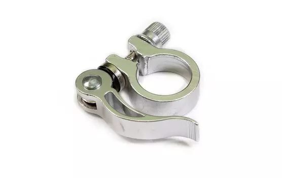 Хомут подседельный TRIX, с эксцентриком, 25.4 мм, алюминий, серебристый, JB-KC010 (silver) 25.4