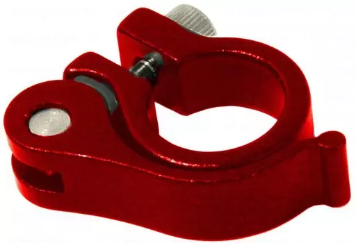 Хомут подседельный TRIX, с эксцентриком, ø 25.4 mm, красный, AS-01+SQ-139