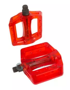 Педали для велосипеда Vinca пластиковые - платформа 99*101мм, VP 233Р red