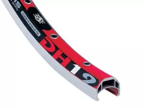 Обод велосипедный ALEX RIMS DH19, 26"х18ммх32Н, двойной, CSW, индикатор износа, черный, DH19(BLK) 32H 26"
