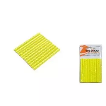 Светоотражающие накладки TRIX, на спицы, желтые, JY-1201 yellow