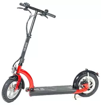 Электросамокат Kugoo ES3 Jilong, двухколёсный, складной, красный