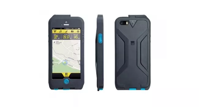 Водонепроницаемый бокс TOPEAK, для iPhone 5 с креплением на велосипед, чёрный/синий, TT9838BU