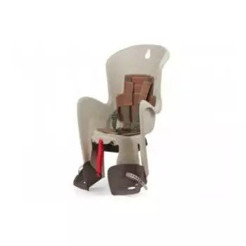 Детское велокресло Polisport BILBY CFS, на багажник, бежевое/коричневое, до 22 кг, PLS8632200020