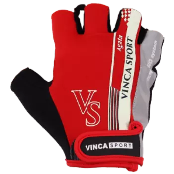 Перчатки велосипедные VINCA SPORT Agata, красные, VG 920 Agata
