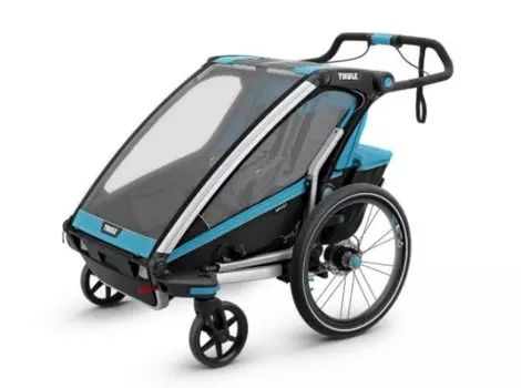 Детская мультиспортивная коляска Thule Chariot Sport 2, голубой, 10201003