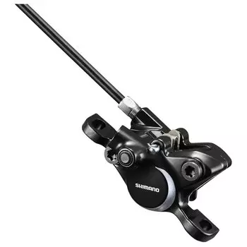 Калипер гидравлический Shimano M315, post mount, пластиковые колодки, без адаптера, EBRM315MPRL