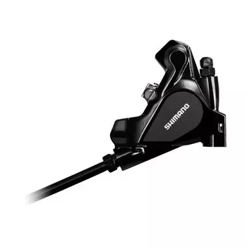 Калипер SHIMANO 105 RS505, передний, гидравлика, flat mount, под 140/160 мм, полимерные колодки L03A, IBRRS505F1RF