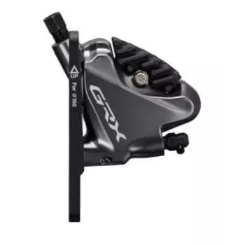 Калипер SHIMANO GRX RX810, передний, гидравлика, 140/160мм, L03A, полимерные колодки, IBRRX810F6RF
