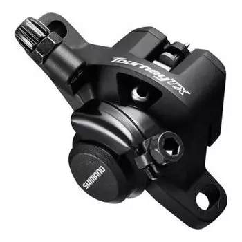 Калипер велосипедный Shimano Tourney BR-TX805, механика, дисковый, задний, с адаптером, черный, ABRTX805RURL