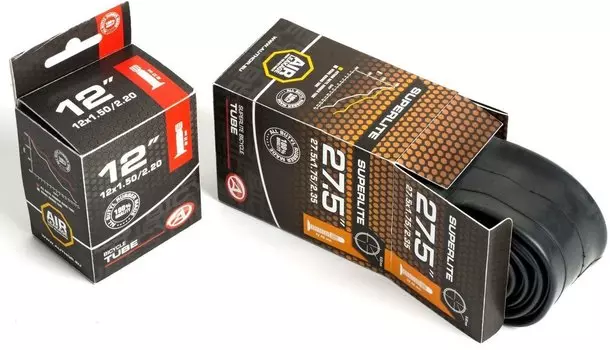 Камера AUTHOR, 27,5"х1.75-2.35", 47/60-584, ниппель спорт, черный, 8-37227201