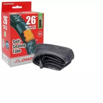 Камера CHAO YANG 26"x1.95/2.125 FV 48мм антипрокольная бутиловая, TBCH26195FV48AB