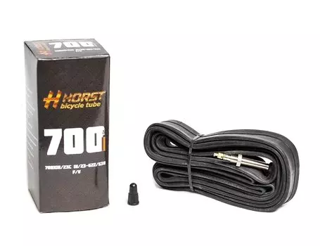 Камера для велосипеда HORST, 28" (18/23х622/630), спортниппель 40 мм, бутиловая резина, 00-000103