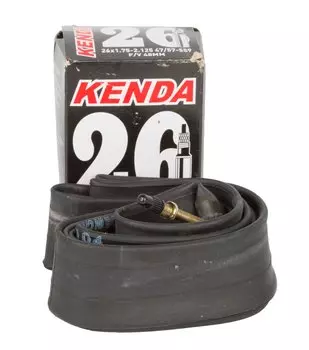 Камера для велосипеда KENDA 26"х1.75-2.125 (40/57-559) спортниппель 48мм резьба 5-511290