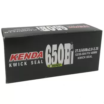 Камера для велосипеда KENDA, 27,5"48 мм 2,0-2,35, антипрокольная с герметиком, спортниппель 5-518917