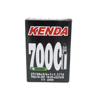 Камера для велосипеда KENDA 28"(700х18/25C) узкая спортниппель 48мм 5-511291
