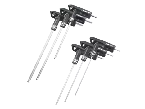 Шестигранники TOPEAK T-HANDLE DUOHEX WRENCH SET, TPS-SP01