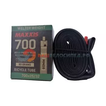 Камера Maxxis Welter Weight, 700x25/32C, ниппель Presta 60 мм, велониппель, IB93836300