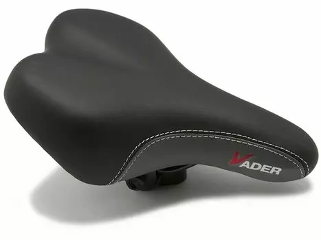 Велосипедное седло VADER комфорт, чёрное VD715-001