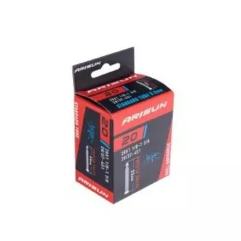 Камера велосипедная ARISUN STANDARD 20"x1 1/8-1 3/8 (28/37-451) FV 40мм бутиловая 0.9мм, U010501