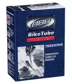 Камера велосипедная BBB, 700*35-43C, FV, 48 mm, защита от проколов, черная, велониппель, BTI-82