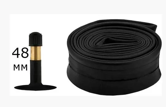 Камера велосипедная CHAO YANG, 29"x1.75/2.10, AV 48 мм, бутил, чёрный, TBCH29175AV48AB