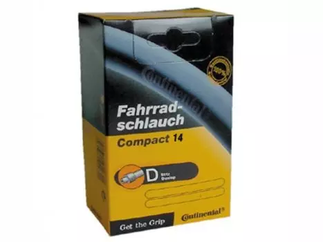 Камера велосипедная Continental Compact 14", 32-279 / 47-298, D26, данлоп, 0181081