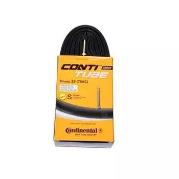 Камера велосипедная Continental Cross 28", 32-622 / 47-622, S60, спортниппель, 0181951