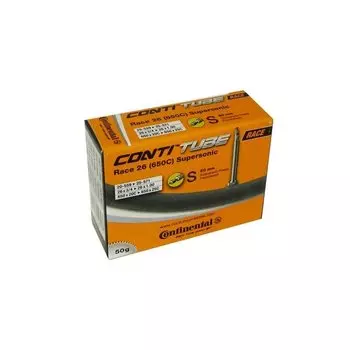 Камера велосипедная Continental Race 26" Supersonic, 20-571 / 25-599, S60, спортниппель, 0181431