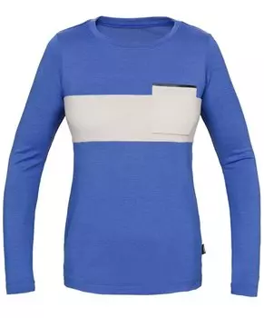 Футболка RedFox Riverside LS, женская, ривьера/белый