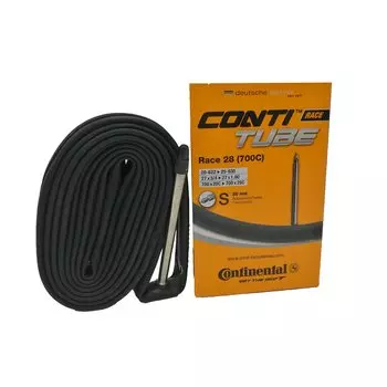 Камера велосипедная Continental Race 28", 20-622 / 25-630, S80, спортниппель, 0180000