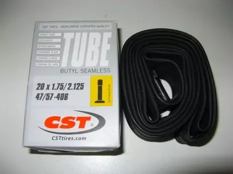 Камера велосипедная CST 20"х1.75/2.125 автониппель, IB29510000